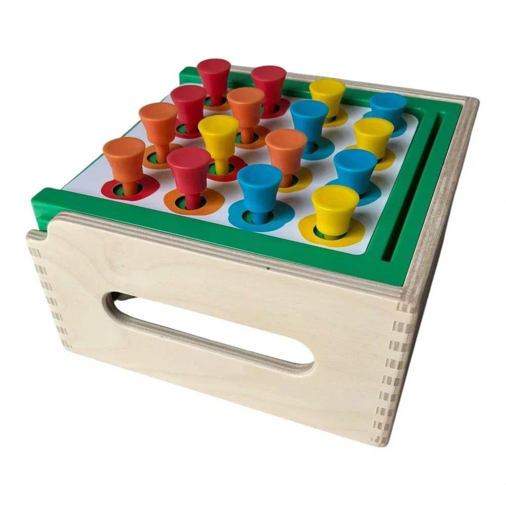 Lovevery Match & Tap Box Toy Investigator Play Kit Hammer Montessori Toddler